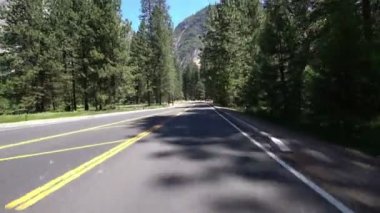 Yosemite Ulusal Parkı Şablon Vadisi 07 California Ormanı ABD
