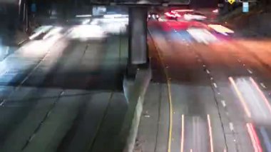 Los Angeles 'ta Çevre Yolu Trafiği Kaliforniya' da Zaman Hızı Hızlandırması ABD Eğilimi