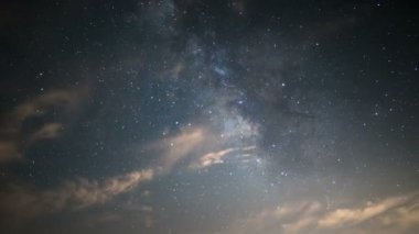 Samanyolu Galaksisi Joshua Tree Ulusal Parkı üzerinde Gizli Vadi Kampı Kaliforniya Gökyüzü