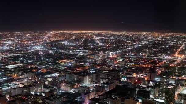Aerial Time Lapse Los Angeles Downtown Buildings Cityscape California Usa — Vídeos de Stock