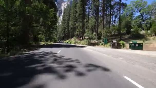 Parco Nazionale Dello Yosemite Guida Template Valley Forest California Usa — Video Stock