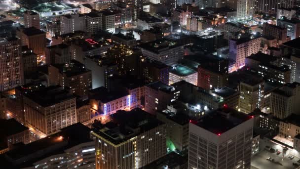 Aerial Time Lapse Los Angeles Downtown Buildings Cityscape California Yhdysvallat — kuvapankkivideo