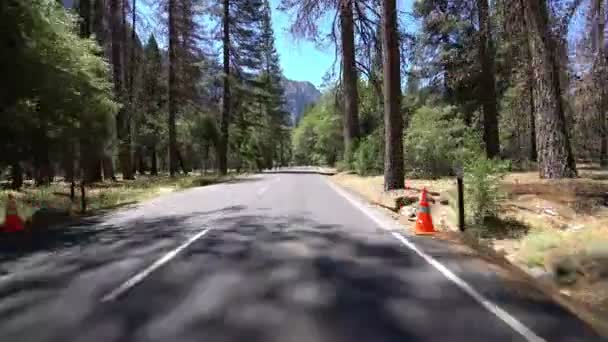 Yosemite National Park Plantilla Conducción Valle Bosque California Vídeos De Stock Sin Royalties Gratis