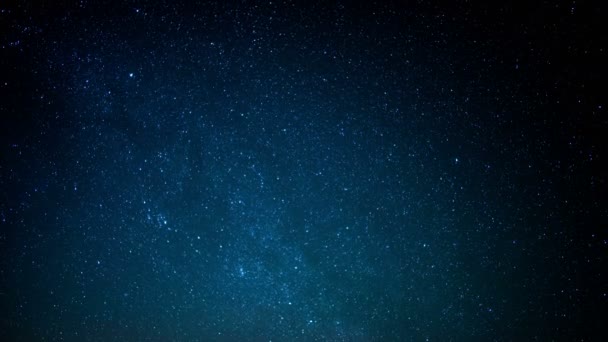 Polaris Stella Polare Lattea Rotazione Galattica Deserto Del Mojave California — Video Stock