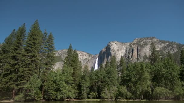 Εθνικό Πάρκο Yosemite Falls Time Lapse Καλιφόρνια Ηπα Βίντεο Κλιπ