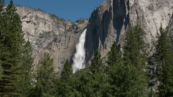 Yosemite National Park Yosemite Falls Time Lapse California Verenigde Staten — Stockvideo