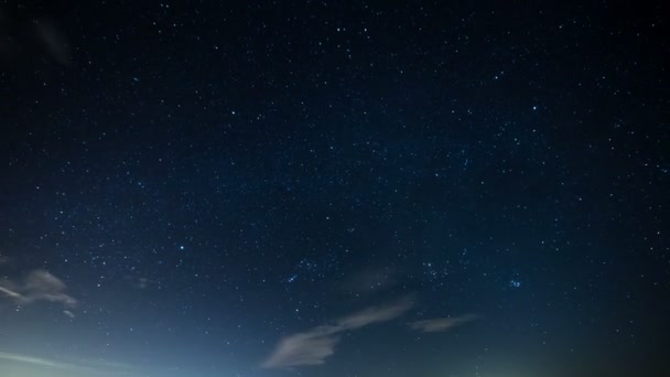 Voie Lactée Galaxie Sur Désert Mojave Californie — Video