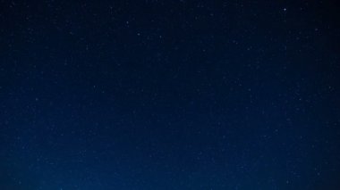 Yıldızlı Kuzey Baharı 'nda Kuzey Yıldızı Kutupları Gökyüzü Zamanı Hızı