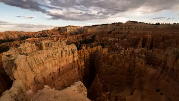 Bryce Canyon National Park Sunset Point Navajo Loop Trail Time — Stock videók