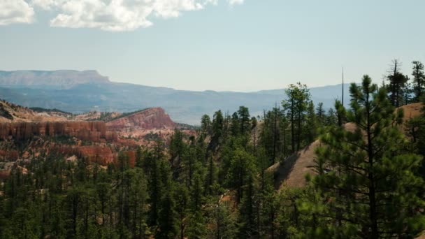 Bryce Canyon Národní Park Potápějící Loď Fairyland Point Time Lapse — Stock video