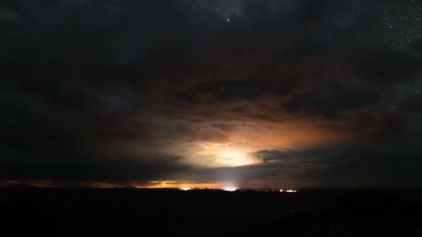 Grand Canyon North Rim Láctea Galaxy South Rim Time Lapse — Vídeo de Stock