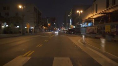 Los Angeles Şehir Merkezi Broadway Sürücü Şablonu 02 3. Cadde 'de güneye gidiyor.