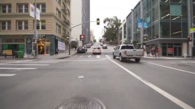 San Francisco Sürücü Şablonu Şehir Merkezi 01 Pine St West Kearny St California ABD