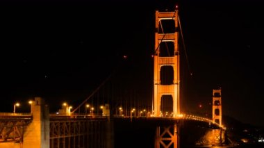 San Francisco Golden Gate Köprüsü Dark Sky California ABD