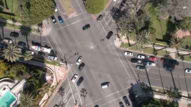 Kesişen 7 Caddelerin Hava Çekimi