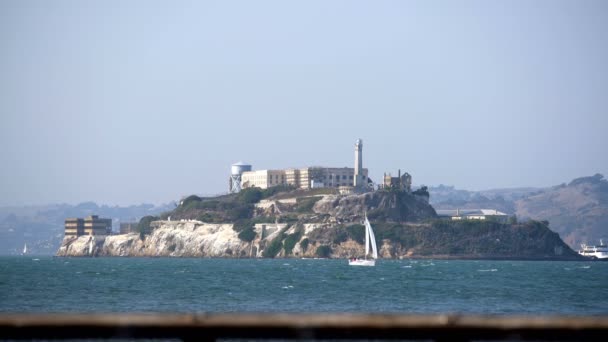 San Francisco Alcatraz Island Daytime California Usa — Stock Video