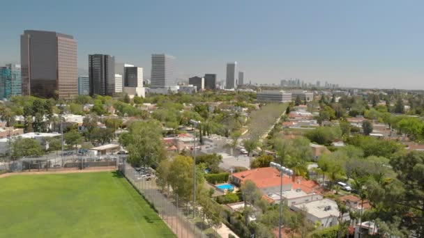 Los Angeles Tir Aérien Beverly Hills Miracle Mile Californie Usa — Video