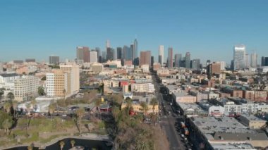 Los Angeles Hava Çekimi MacArthur Park 'tan Kaliforniya' ya