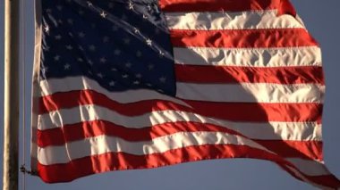 American Flag Slow Motion 120fps Loop