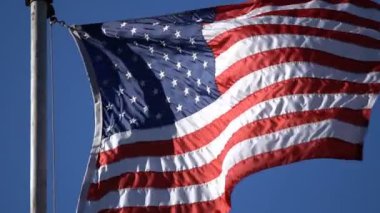 American Flag Slow Motion 120fps Loop