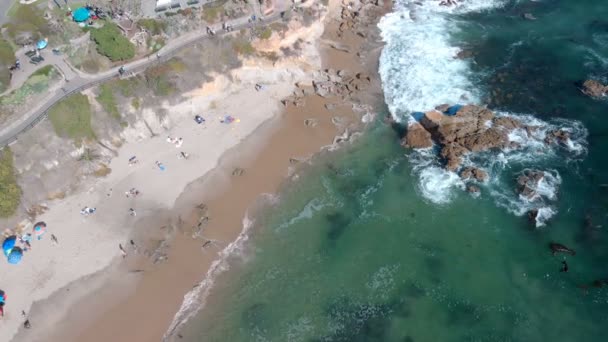 Aerial Tilt Laguna Beach California — Vídeo de stock