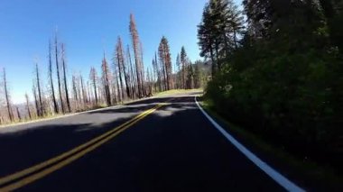 Lassen Volkanik Kırık Dağ İzi 01 Volkanik Miras Sahnesi S Geçidi Sürücü Plakaları