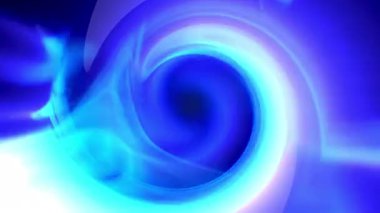 Dönen Parlak Mavi Çemberler Parlak Canlandırma Soyut Arkaplan