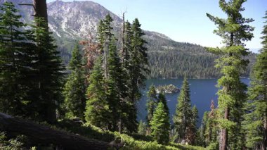 Kaliforniya İlham Noktasından Zümrüt Körfezi Tahoe Gölü Manzarası