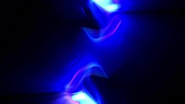 Parlayan Plasma Parçacıkları VJ Mavi Döngü Mor Animasyon Özgeçmişi