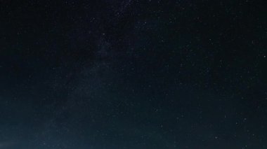 Yıldızları İzleyen Samanyolu Galaksisi Ağustos Kuzey Zaman Hızı Astrofotoğrafçılığı