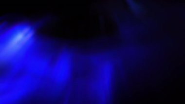 Siyah Arkaplanda Açık Mavi Animasyon Işınları