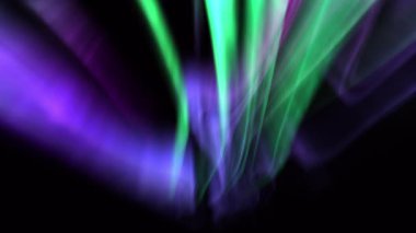 Aurora Doğası 'nın Işık Gösterisi Döngü Arkaplan Canlandırması