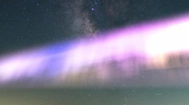 Samanyolu Galaksisi Zaman Hızı ve Aurora Yıldızlı Dans