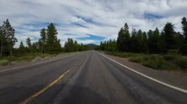 American Northwest Kırsal Orman Yolu 03 Front View Odessa Sürücü Plakası Oregon ABD