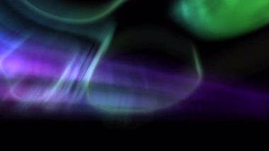 Göksel Aurora Dans Arkaplan Canlandırma Döngüsü