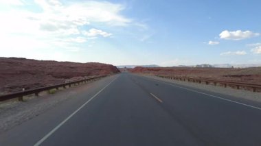 Plakalı Powell Gölü Lakeshore Dr. S 06 Arka Görüş Arizona Güneybatı ABD