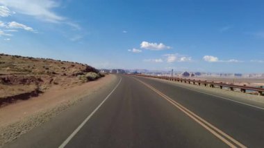 Plakalı Powell Gölü Lakeshore Dr. S 08 Arka Görüş Arizona Güneybatı ABD