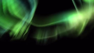 Dans Eden Işıklar Aurora Kuzey Işıkları Döngü Arkaplan Animasyonu