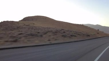 Isabella Gölü 5 Kuzey Kıyısı 06 3 Çeyrek R Çok Kameralı Günbatımı Plaka Sierra Nevada California Dağı ABD