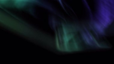 Büyüleyici Aurora Kuzey Işıkları Arka plan Döngü Canlandırması