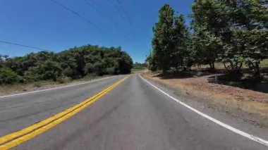 Palomar Dağı Otoyolu 76 Batı Sürücü Plakası Ön Manzara 01 California ABD