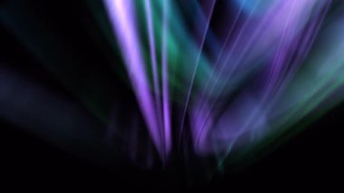 Dans Eden Işıklar Göksel Aurora Canlandırma Arkaplan Döngüsü