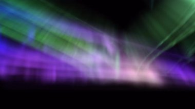 Kuzey Işıkları Aurora Arkaplan Döngüsü Canlandırması