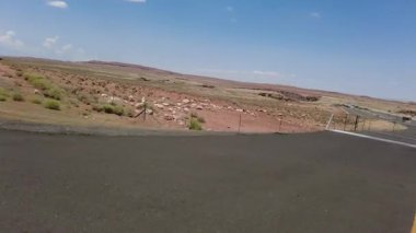 Grand Canyon sürücü plakası Doğu Rim E 19 Ön Manzara LIttle Colorado Nehri Gorge Desert View Dr Arizona USA