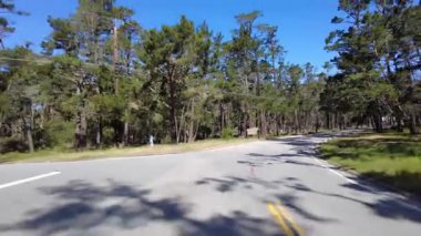 Monterey 17 Mil Yolu 32 Arka Görünüm Multicam Sürücü Plakası Kaliforniya ABD