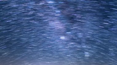 Samanyolu 'nun Yıldız Yolları Galaksisi 35mm' de Güneydoğu Gökyüzü Sierra Nevada Dağları 'nda Kaliforniya' daki Astrofotoğrafçılık Süreci 'nde