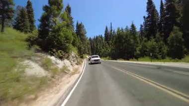 Kings Canyon Manzarası, Batı Kısmı 25 Doğu Yakası, Çok Kameralı Arka Görünüm, Sierra Nevada California Mt.