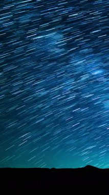 Dikey Samanyolu Galaksisi Yazın Yıldızları Kırmızı Kaya Kanyonu Astrofotografı Gece Gökyüzü Hızı ABD 'de