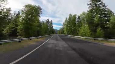 Volkanik Miras Manzarası Fort Klamath 'tan Rocky Point 04 Arka Manzara Sürücü Plakası Oregon ABD