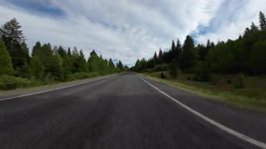 Volkanik Miras Manzarası Fort Klamath 'tan Rocky Point 05 Front View Sürücü Plakası Oregon ABD